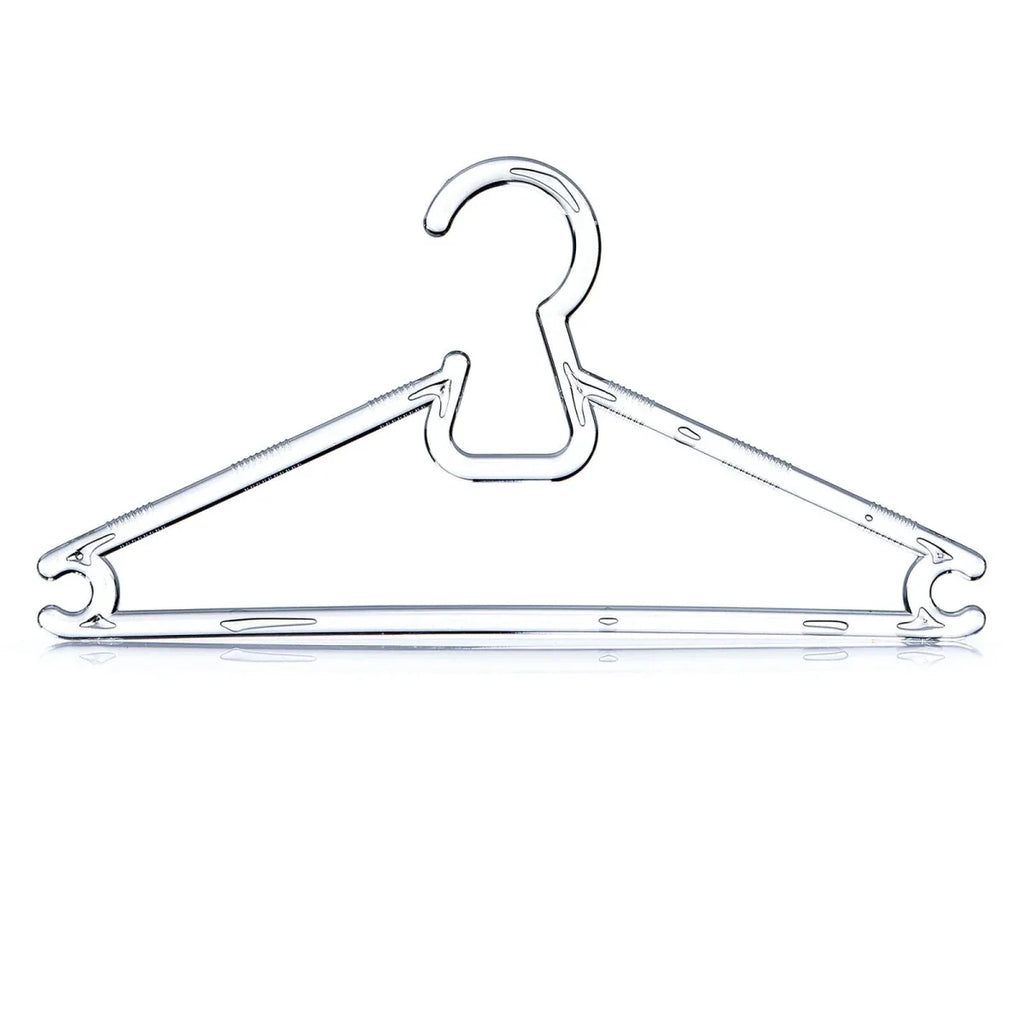 HelloBaby 6 Pack Crystal Transparent Baby Hangers - Transparent
