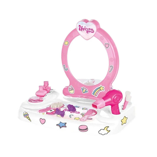 Dolu Table Top Vanity Set with Mirror