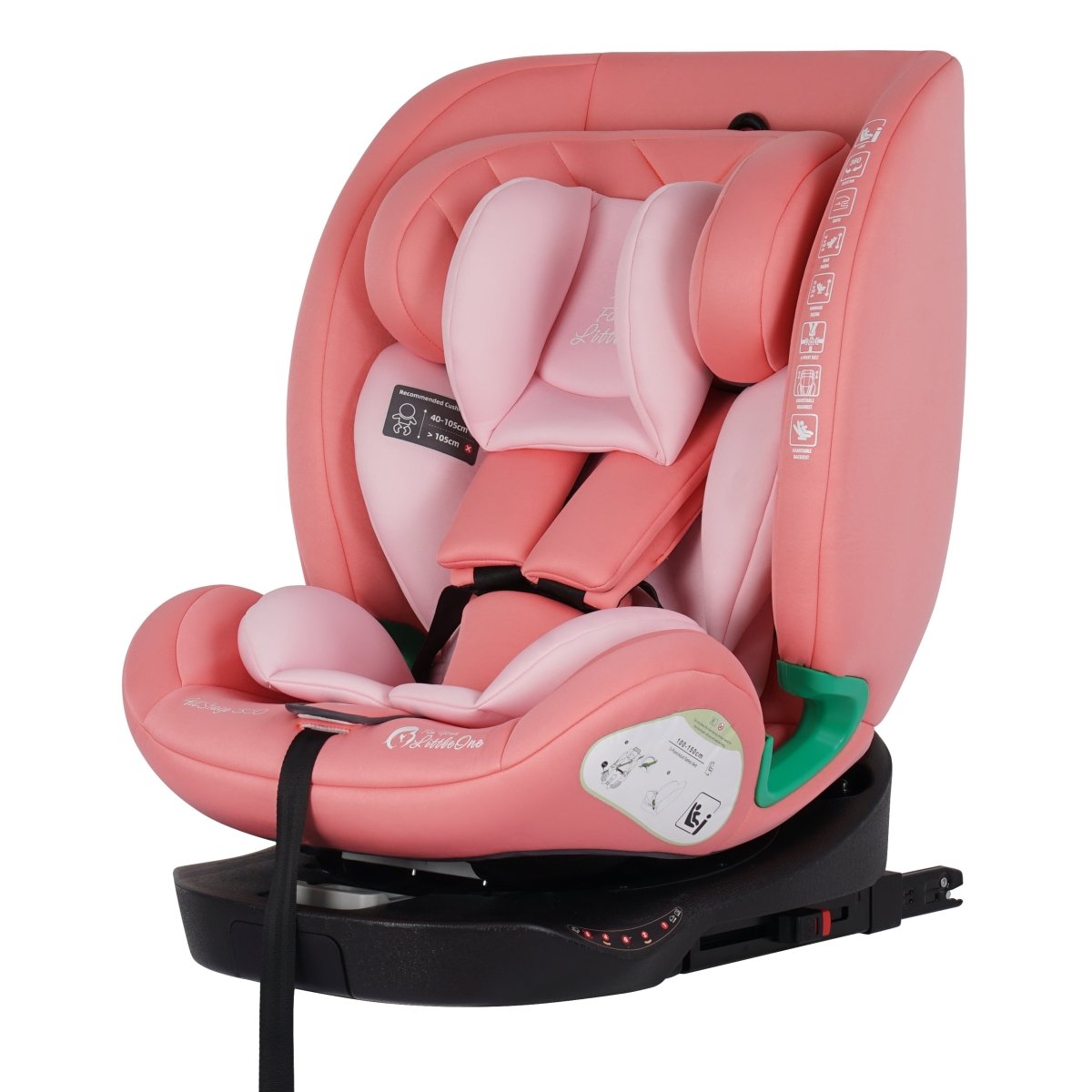 For Your Little One AllStage 360 0/1/2/3 ISOFIX I-Size Car Seat - Blush Rose (Birth-12 Years)