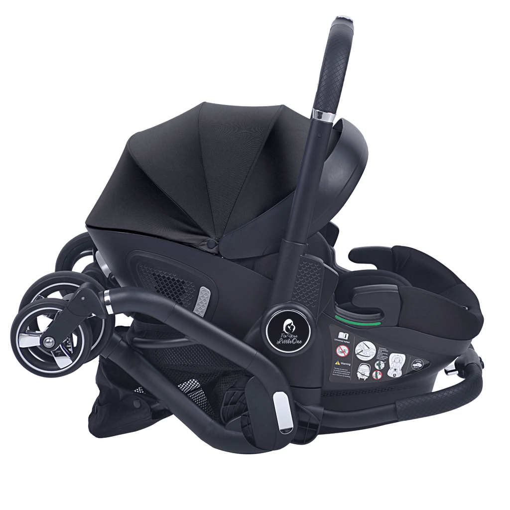 For Your Little One Qubi Infant Car Seat Stroller - Eclipse Black