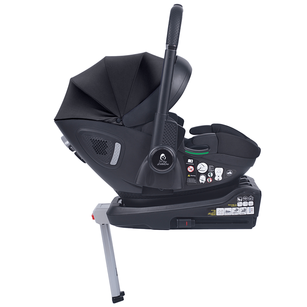 For Your Little One Qubi Infant Car Seat Stroller & Base - Eclipse Black
