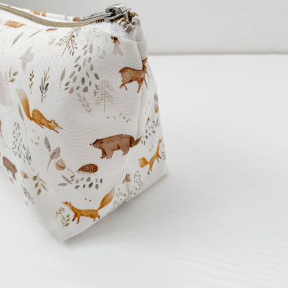 Nappy Wallet - Woodland Animal Print