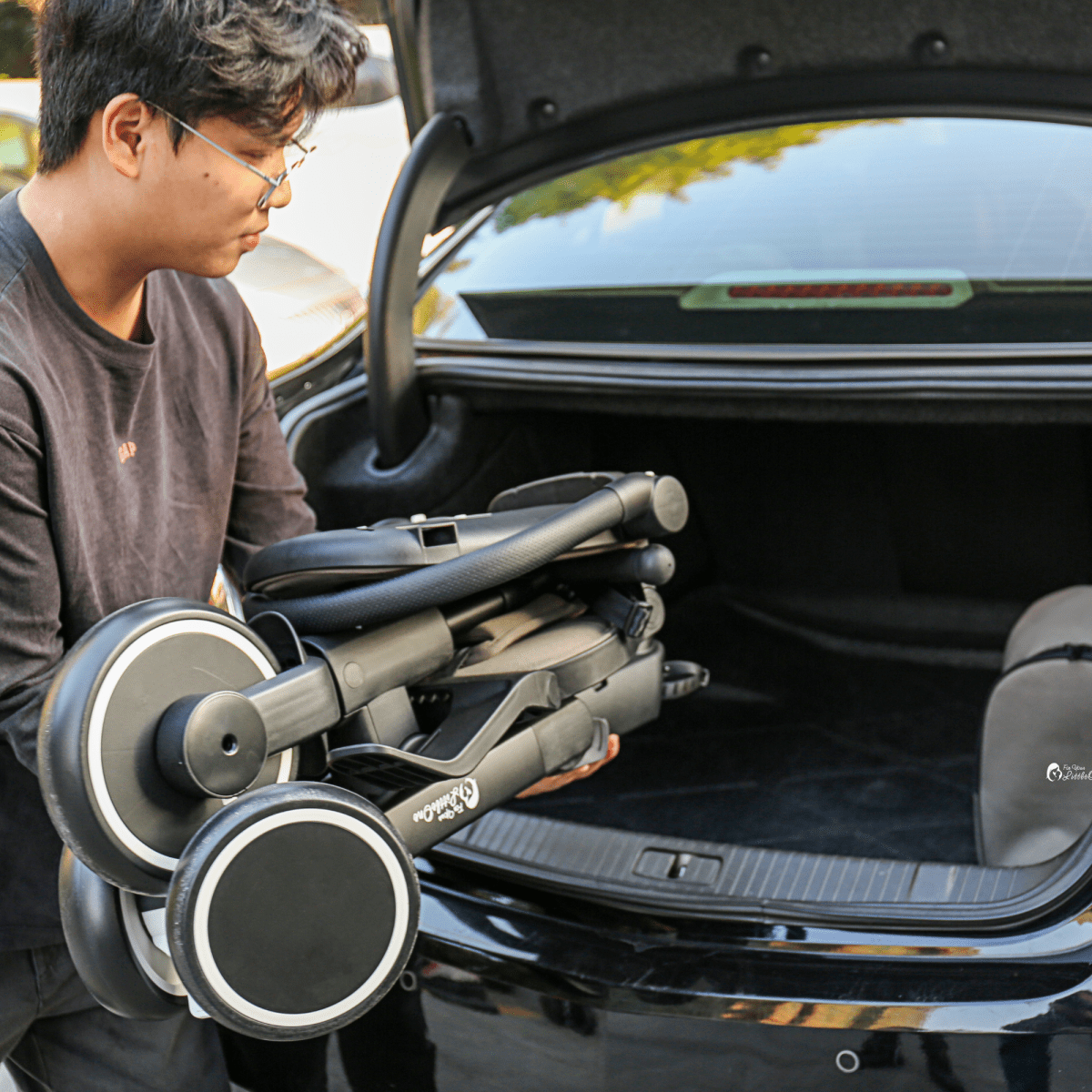 Foryourlittleone Xplor 6 in 1 Foldable Trike - Grey Olive (10m-5y)