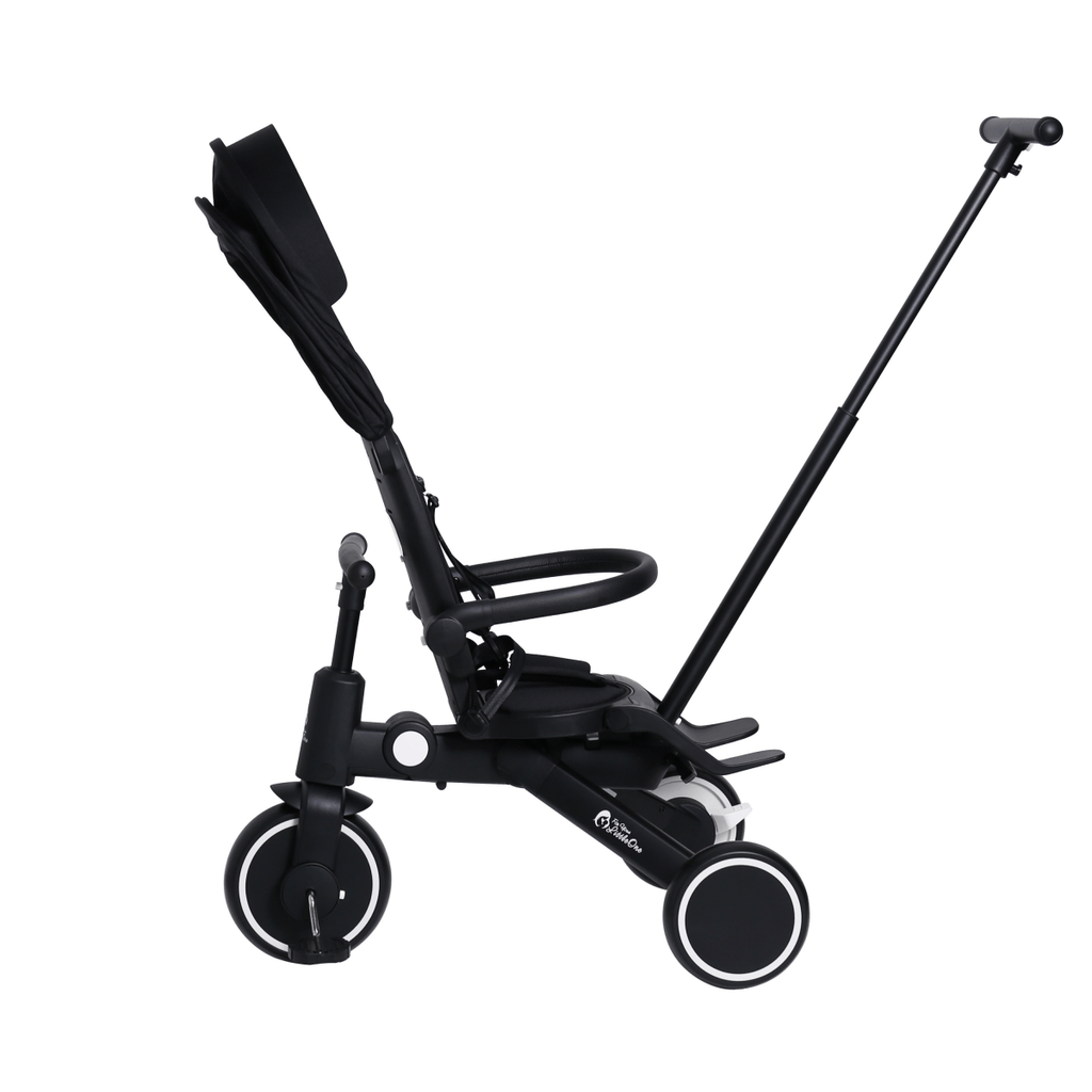 Foryourlittleone Xplor Ultimate 6 in 1 Foldable Trike - Jet Black (10m-4y)