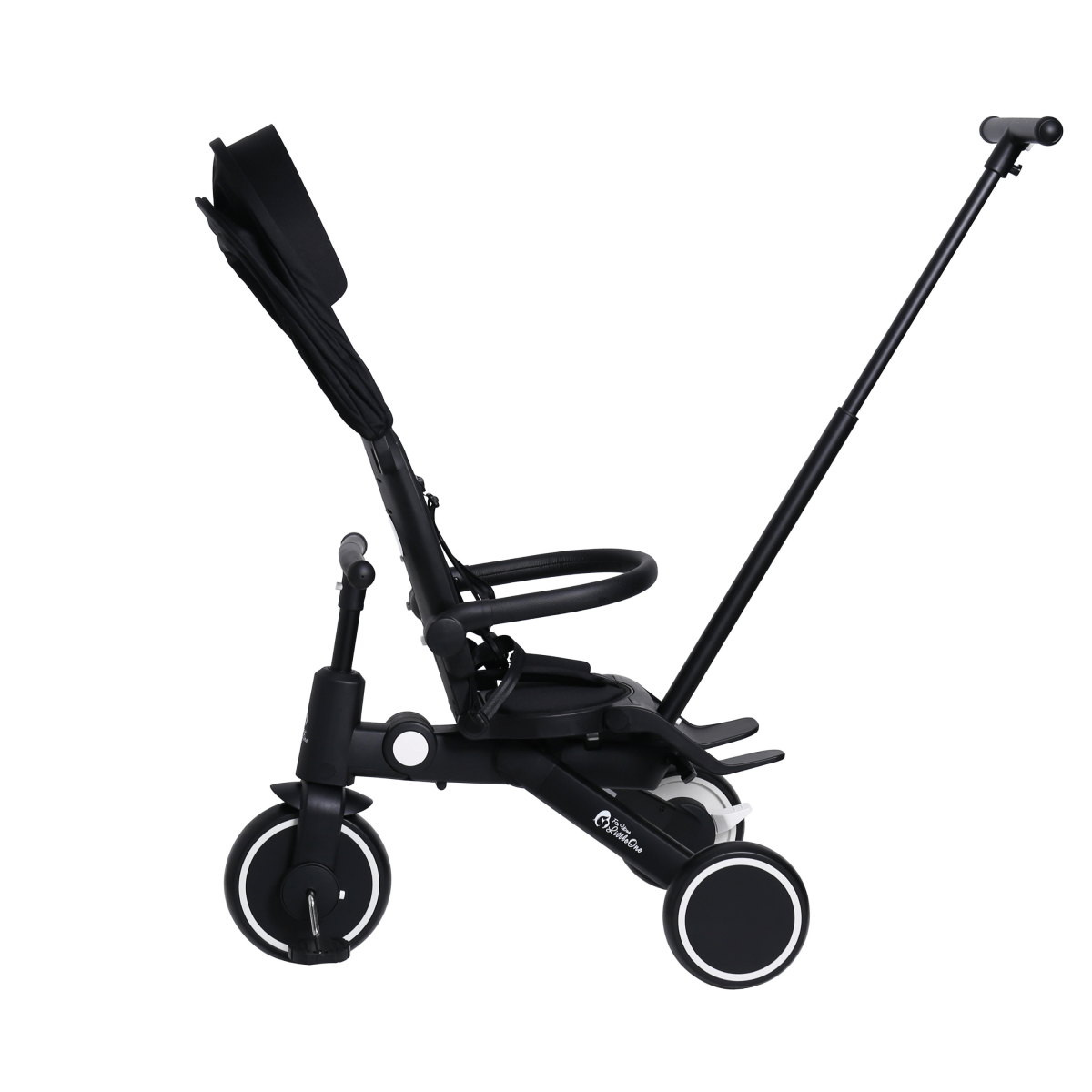 Foryourlittleone Xplor Ultimate 6 in 1 Foldable Trike - Jet Black (10m-4y)