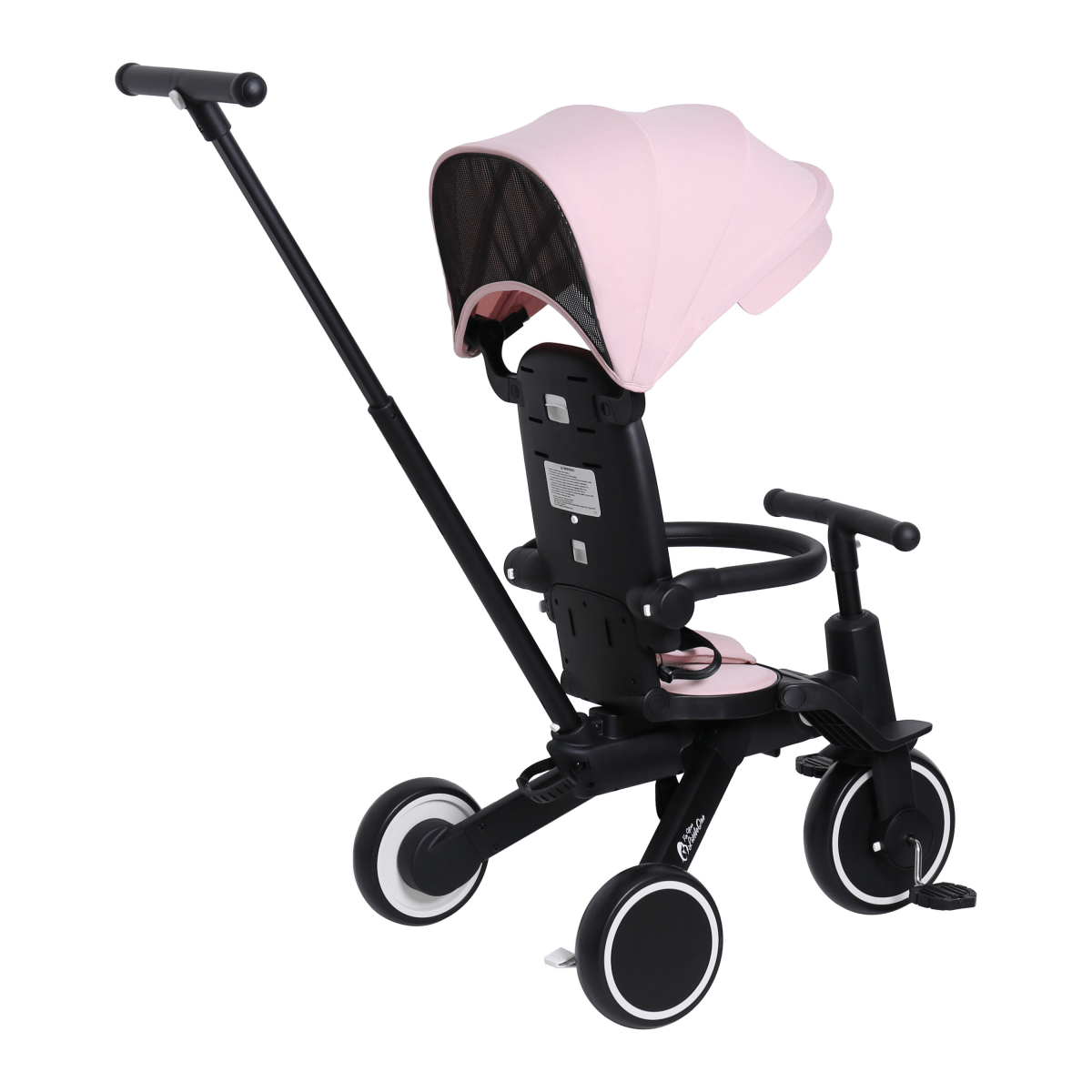 Foryourlittleone Xplor Ultimate 6 in 1 Foldable Trike - Pastel Pink (10m-4y)