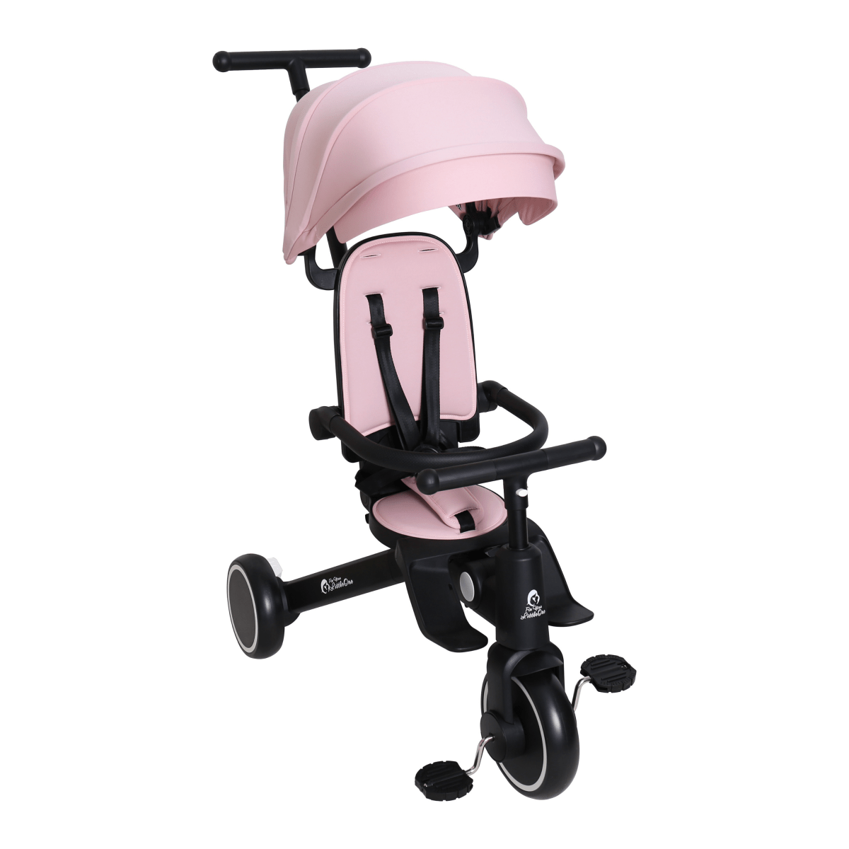 Foryourlittleone Xplor Ultimate 6 in 1 Foldable Trike - Pastel Pink (10m-4y)