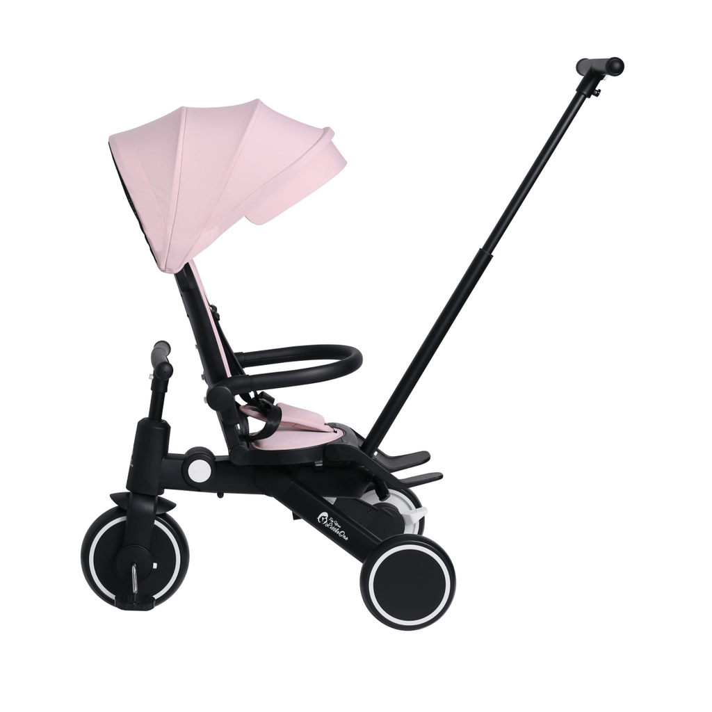 Foryourlittleone Xplor Plus 6 in 1 Foldable Trike - Pastel Pink (10m-4y)