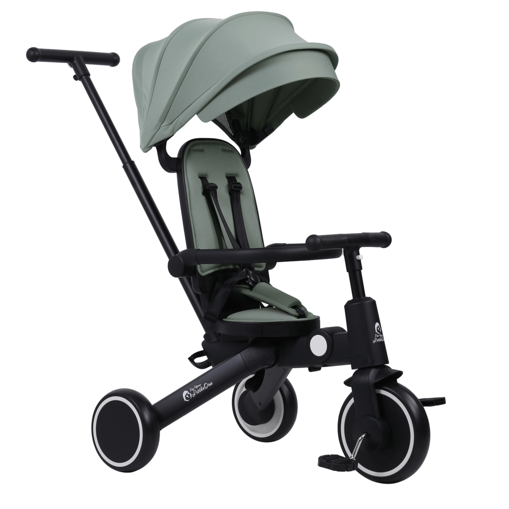 Foryourlittleone Xplor Ultimate 6 in 1 Foldable Trike - Green (10m-5y)