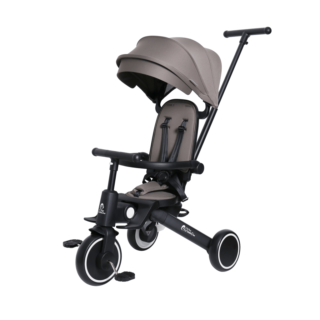 Foryourlittleone Xplor Plus 6 in 1 Foldable Trike - Grey Olive (10m-5y)