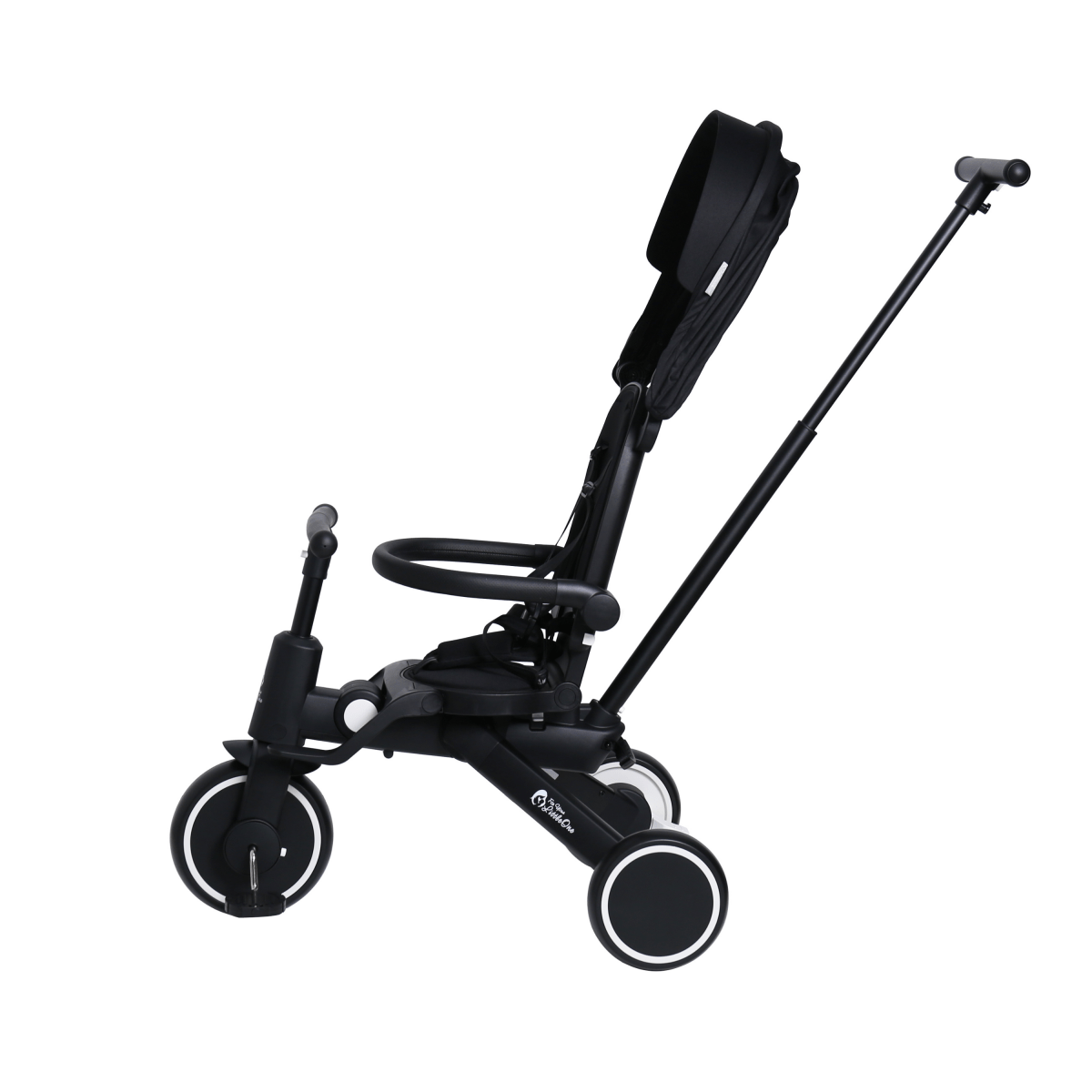 Foryourlittleone Xplor Ultimate 6 in 1 Foldable Trike - Jet Black (10m-5y)