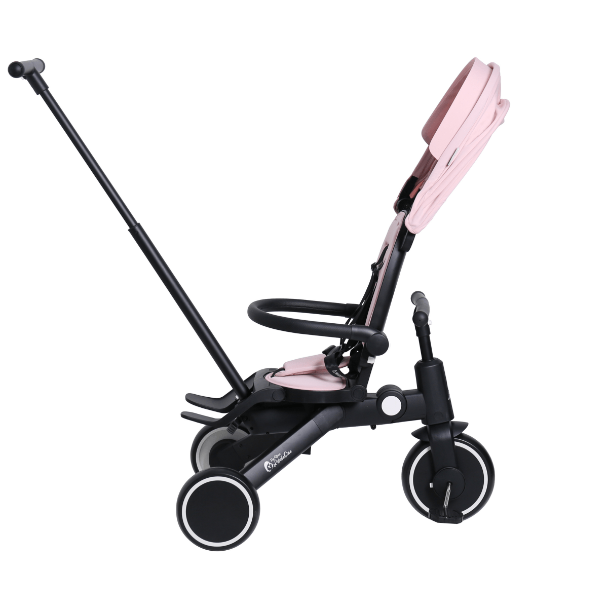 Foryourlittleone Xplor Ultimate 6 in 1 Foldable Trike - Pastel Pink (10m-5y)