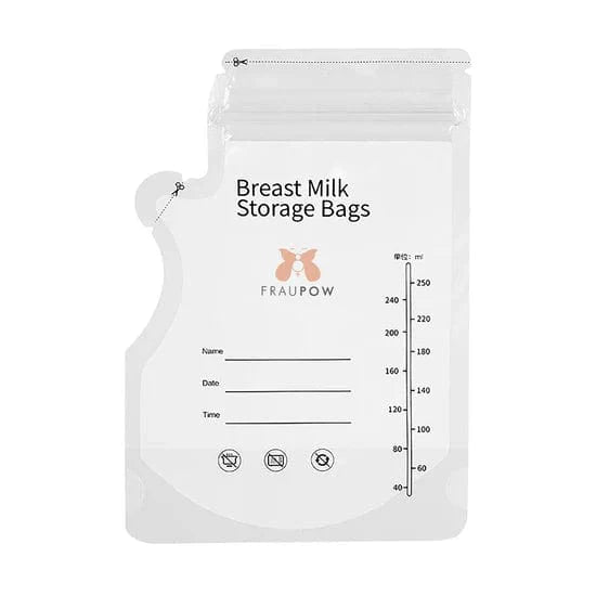 Fraupow Breast Milk Storage Bags - 30 Pack