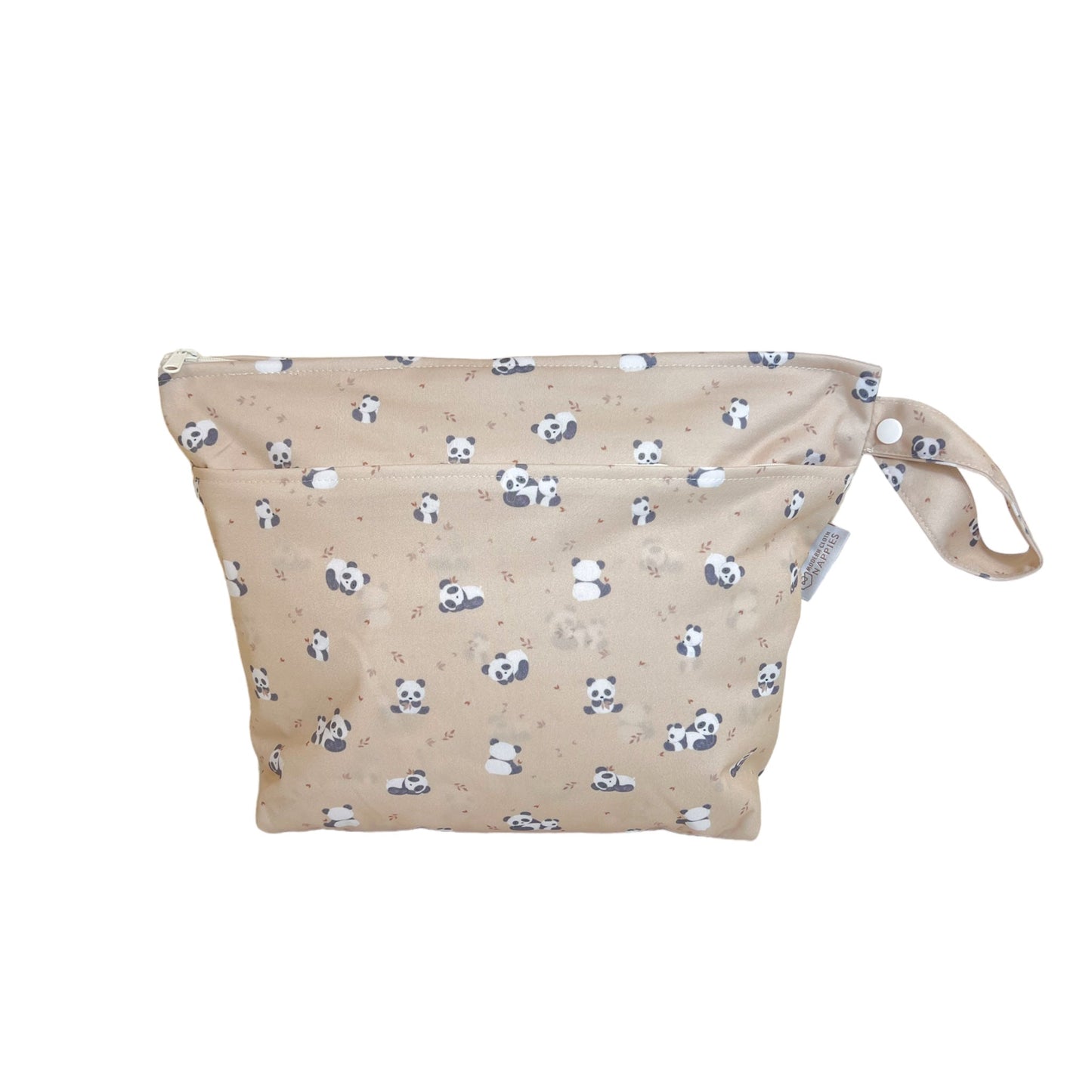 Grab & Go Nappy Wet Bags With Handle - Pandas