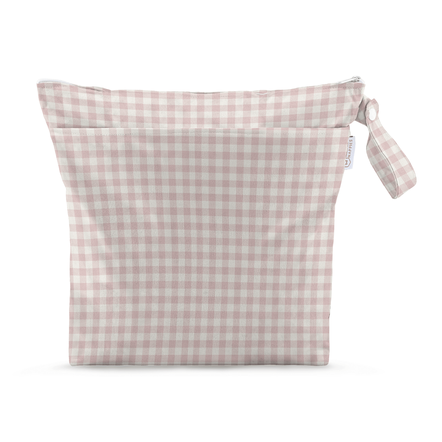 Grab & Go Nappy Wet Bags  With Handle - Rose Gingham