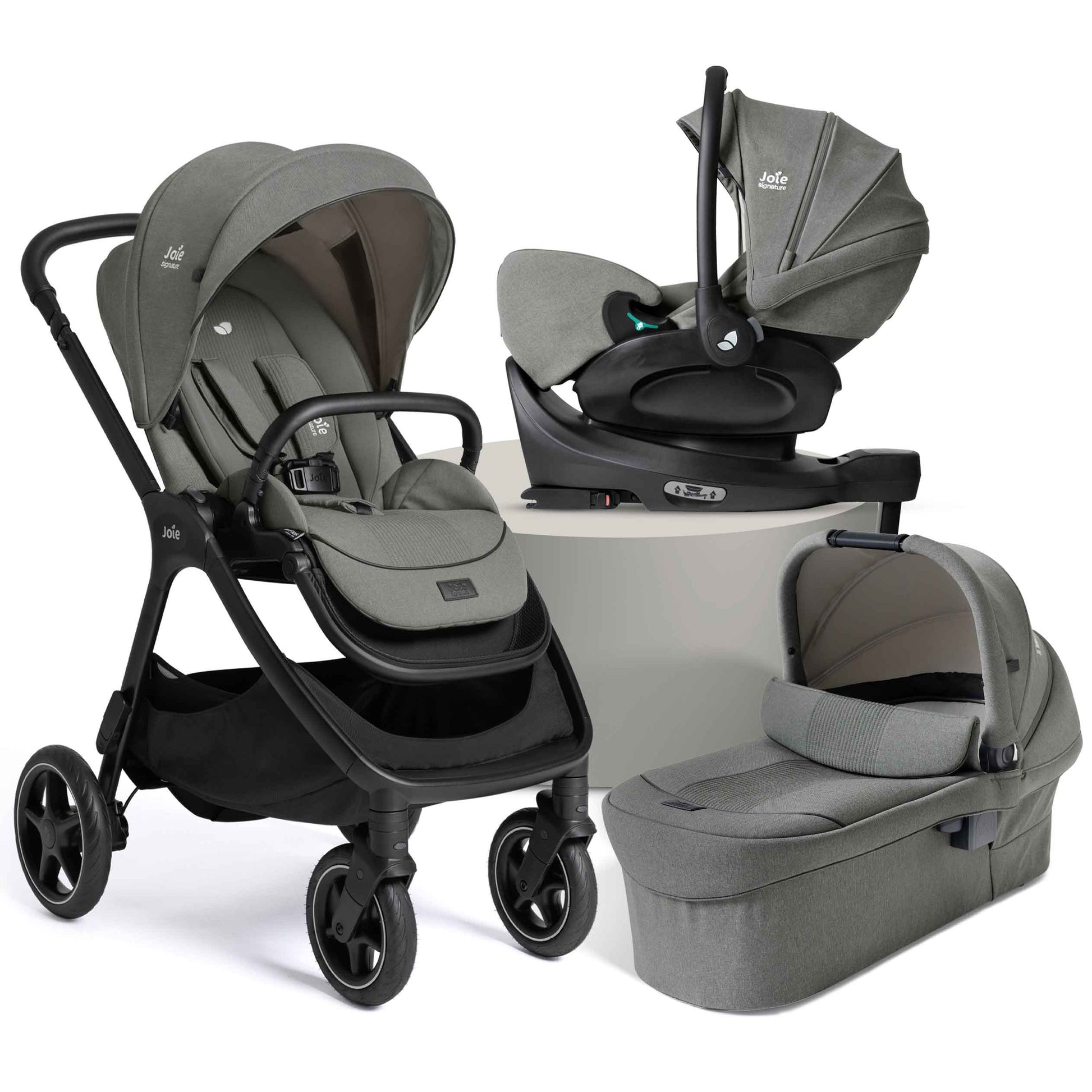 Joie Finiti Flex Travel Ready Bundle in Evergreen