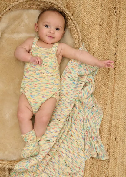 Magic - Space Dye Knitted Bubble Romper