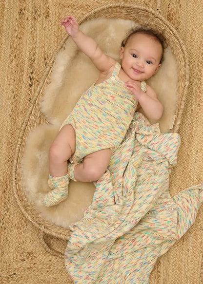 Magic - Space Dye Knitted Bubble Romper