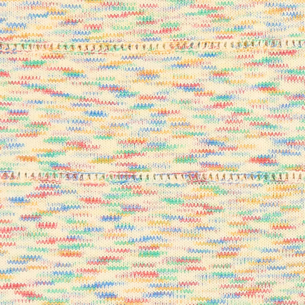 Personalised Space-Dye Organic Cotton Knitted Baby Blanket