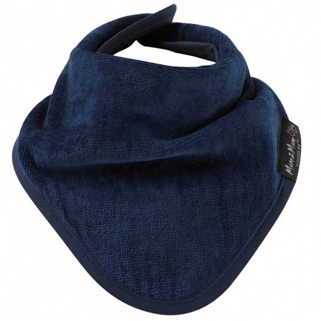 Mum 2 Mum Bandana Style Wonder Bib - Navy Blue