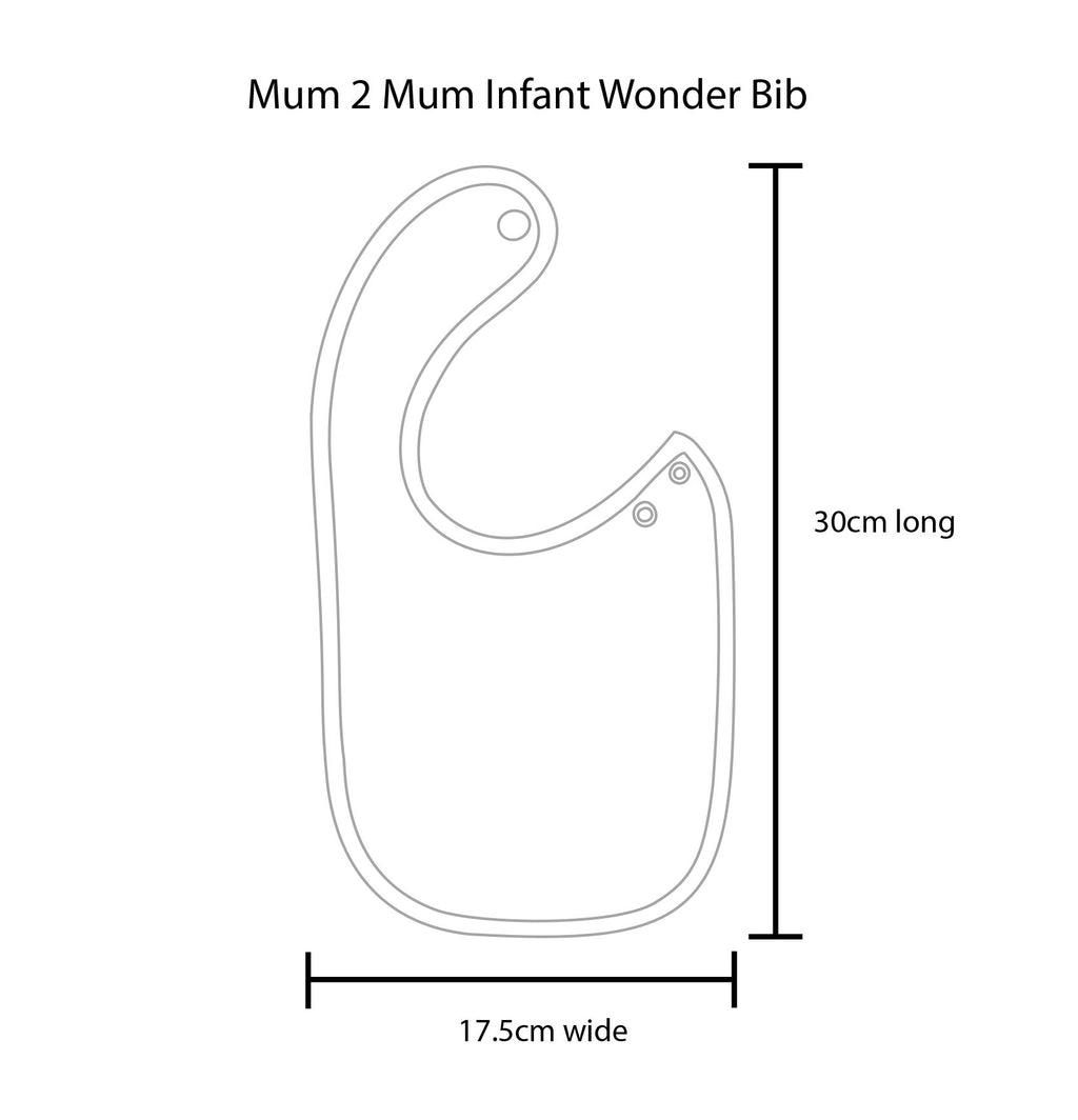 Mum 2 Mum Infant Wonder Bib - Cerise Pink