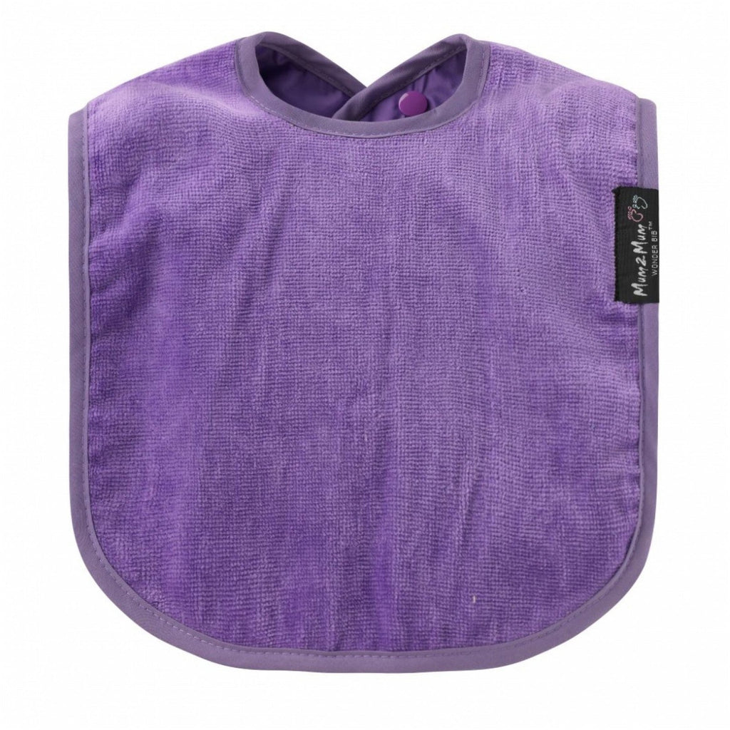 Mum 2 Mum Standard Wonder Bib - Purple
