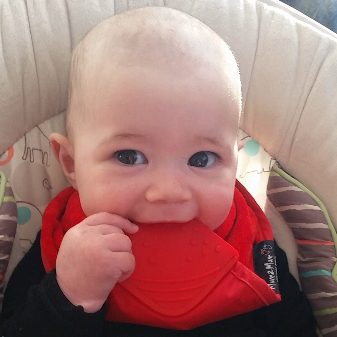 Mum 2 Mum Teething Bandana Wonder Bib - Red