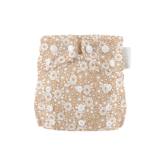 Newborn Reusable Cloth Nappy - Bloom