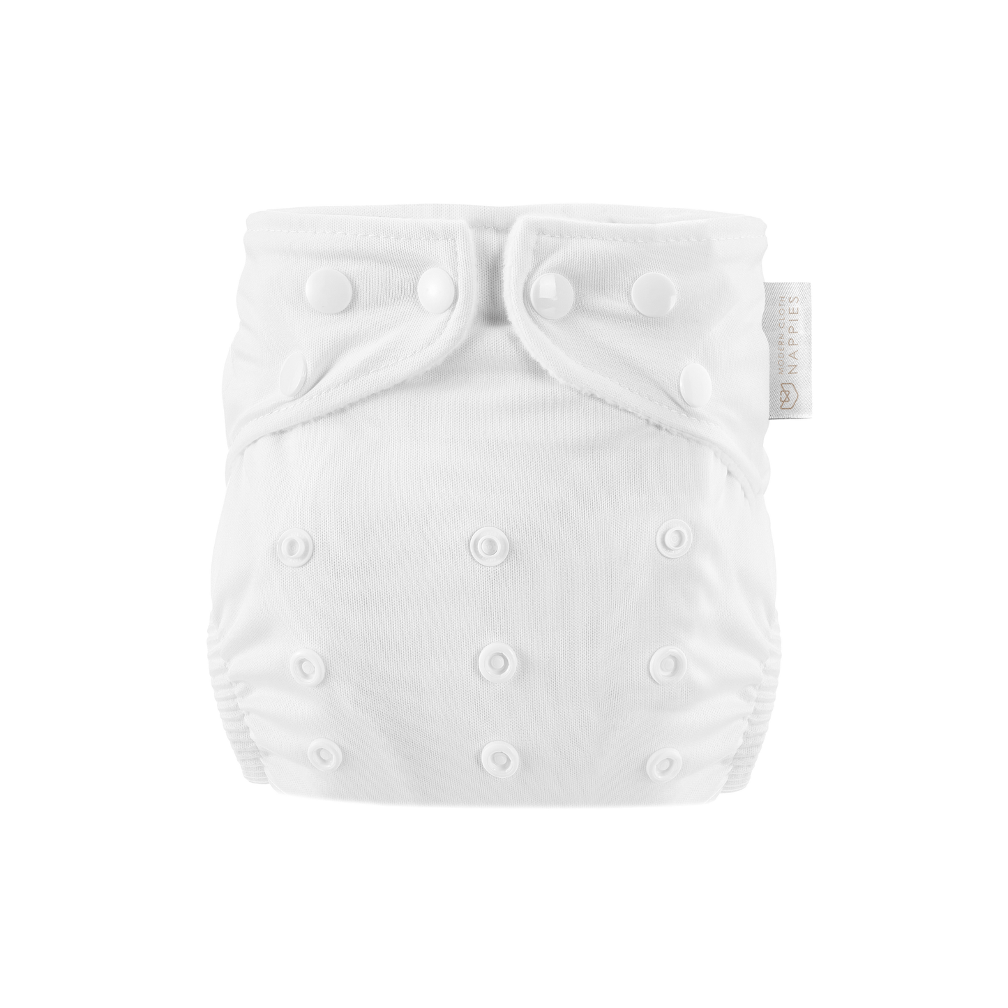 Newborn Reusable Cloth Nappy - White