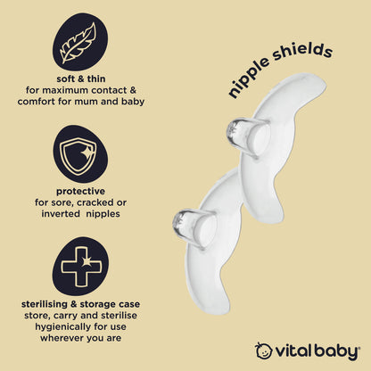 Vital Baby Protect & Care Nipple Shields
