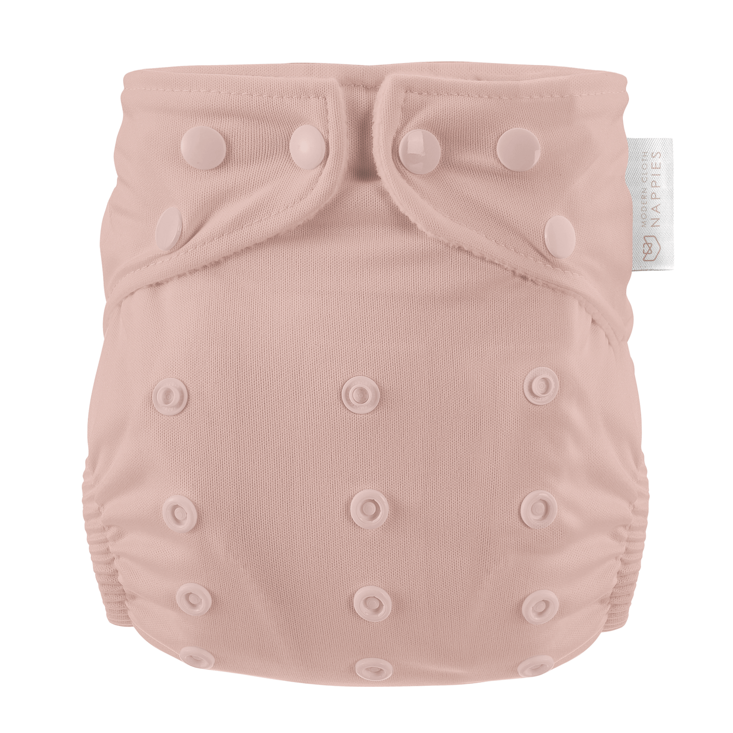 One Size All-In-One Reusable Cloth Nappy - Dusty Rose