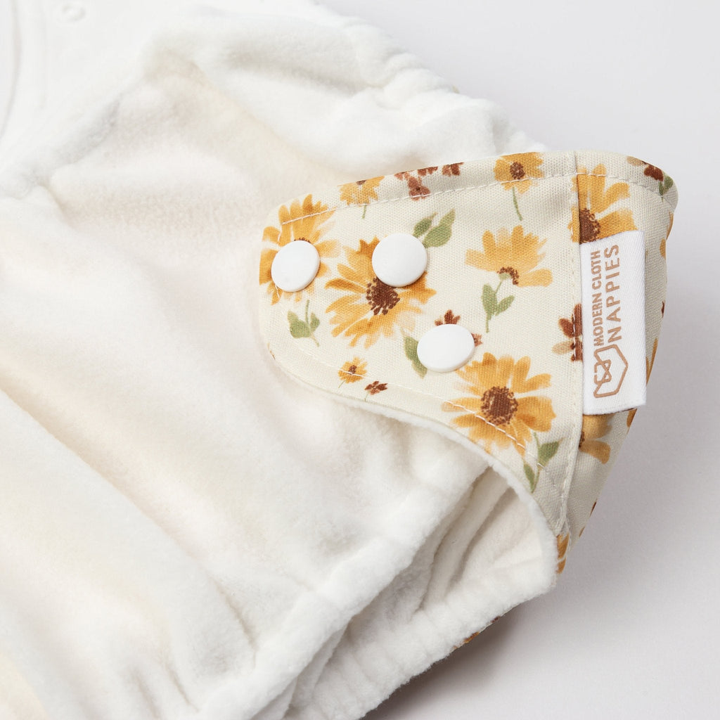 One Size All-In-One Reusable Cloth Nappy - Bloom