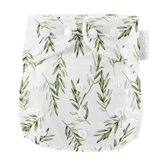 One Size All-In-One Reusable Cloth Nappy - Eden