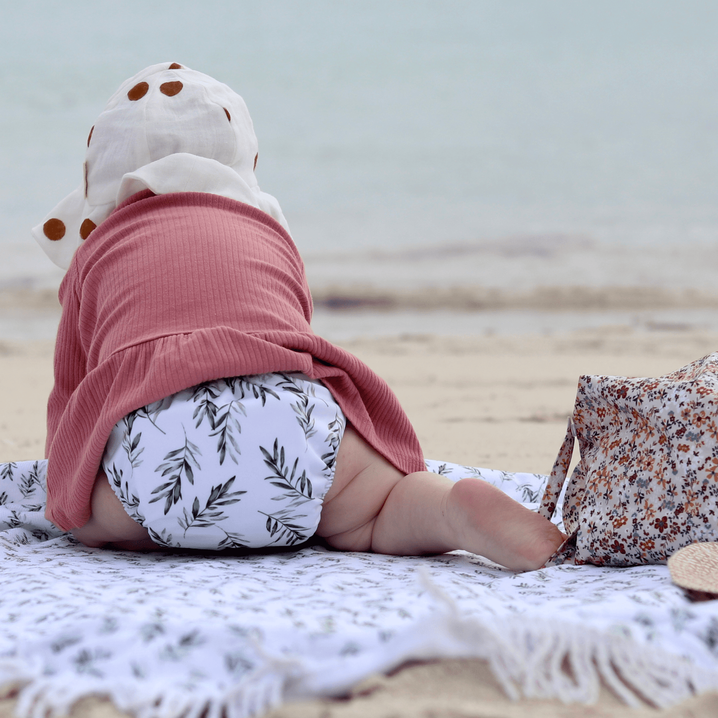 One Size All-In-One Reusable Cloth Nappy - Eden