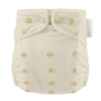 One Size All-In-One Reusable Cloth Nappy - Soft Sand