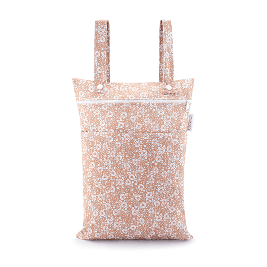 Out & About Double Pocket Nappy Wet Bag - Bloom