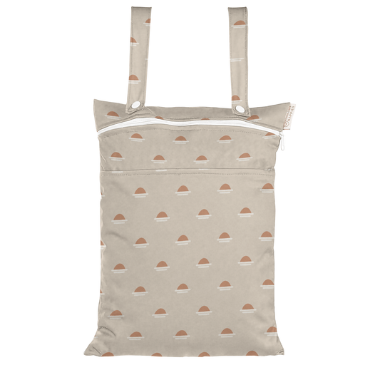 Out & About Double Pocket Nappy Wet Bag - Golden Hour
