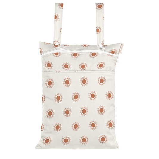 Out & About Double Pocket Nappy Wet Bag - Soleil