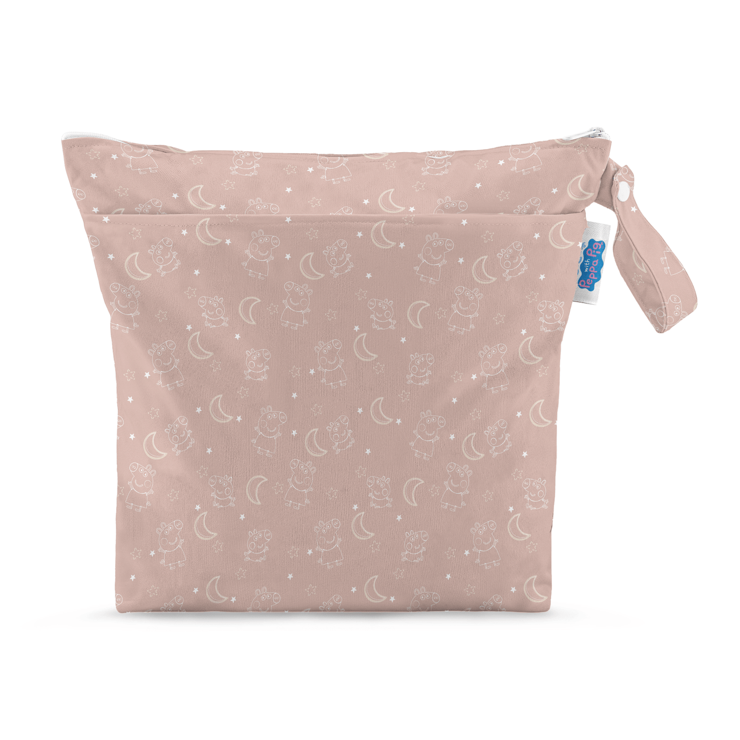 Peppa Pig Grab & Go Nappy Wet Bag - Moons & Stars