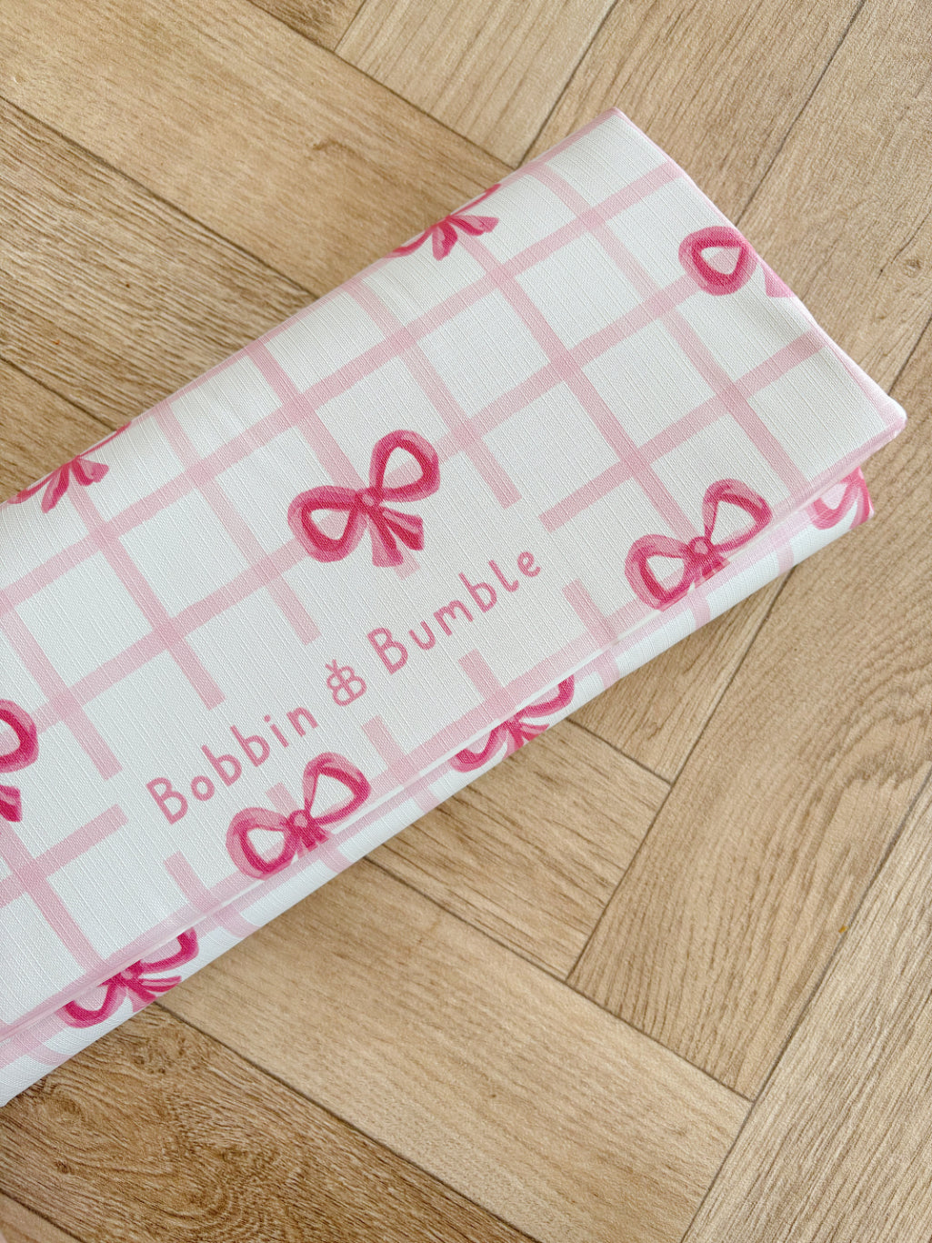 Travel Changing Mat - Pink Bows
