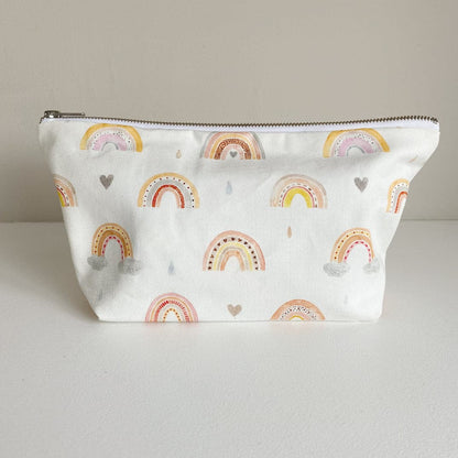Nappy and wipes pouch - Beau Rainbow Print