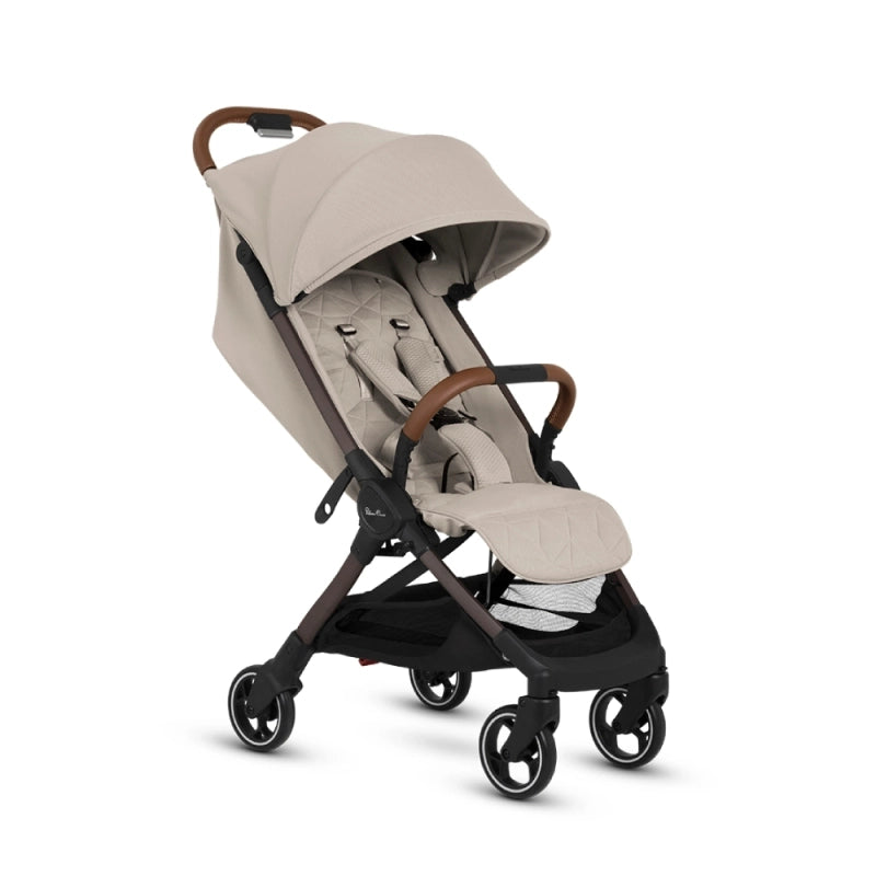 Silver Cross Clic 2 Travel Stroller inc Travel Bag - Latte