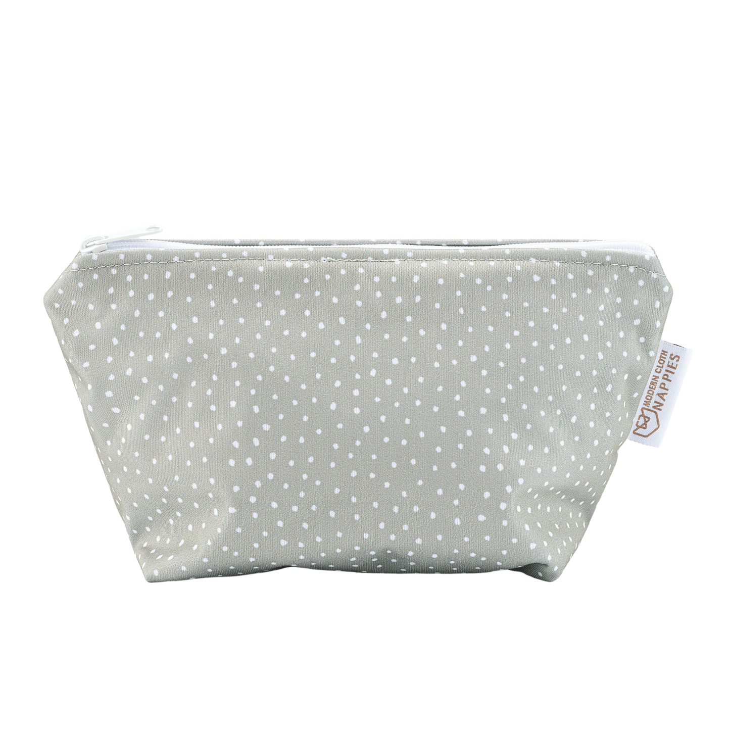 Small Reusable Cloth Wipe & Sanitary Bag - Dottie Sage