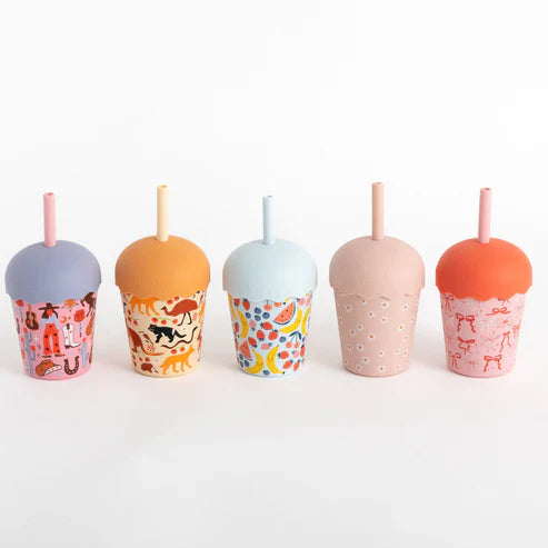 NEW Bows Mini Smoothie Cup & Straw