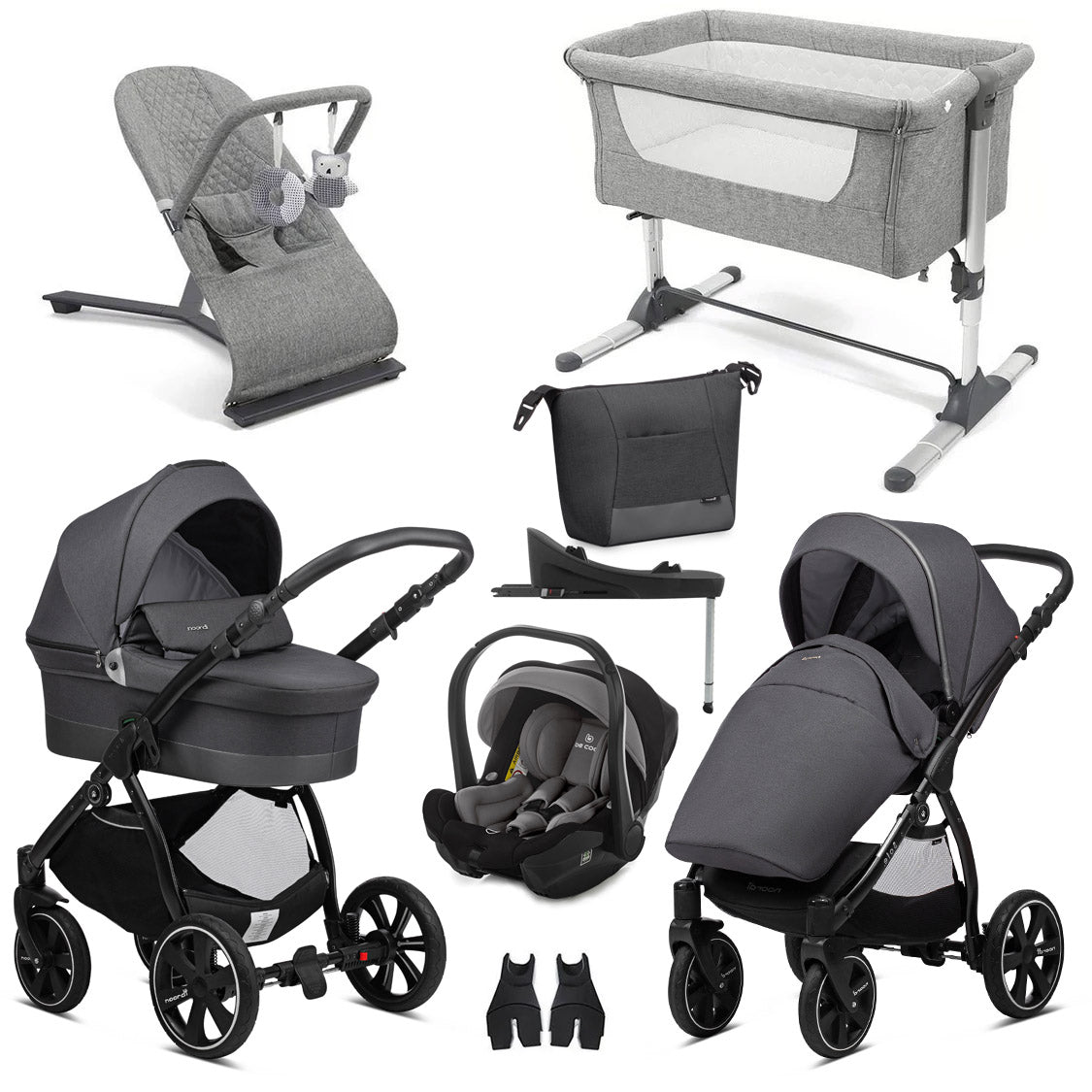Noordi Sole Go 3in1 Travel System &  Nursery Bundle