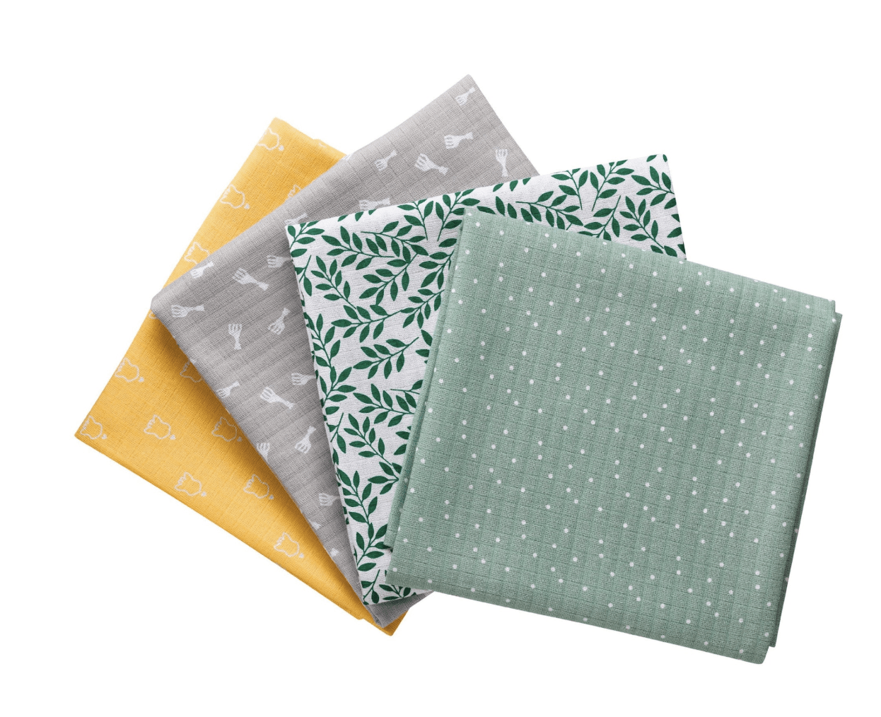 Sophie la girafe® – 4 Coloured Swaddles Gift Set