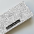 Travel Changing Mat - Black Spotty Print