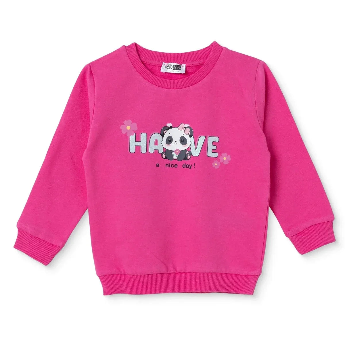 HelloBaby "Have a Nice Day" Slogan Baby Sweatshirt (3-6 Months to 4-5 Years)
