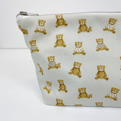 Nappy Wallet - Teddy Bear Print