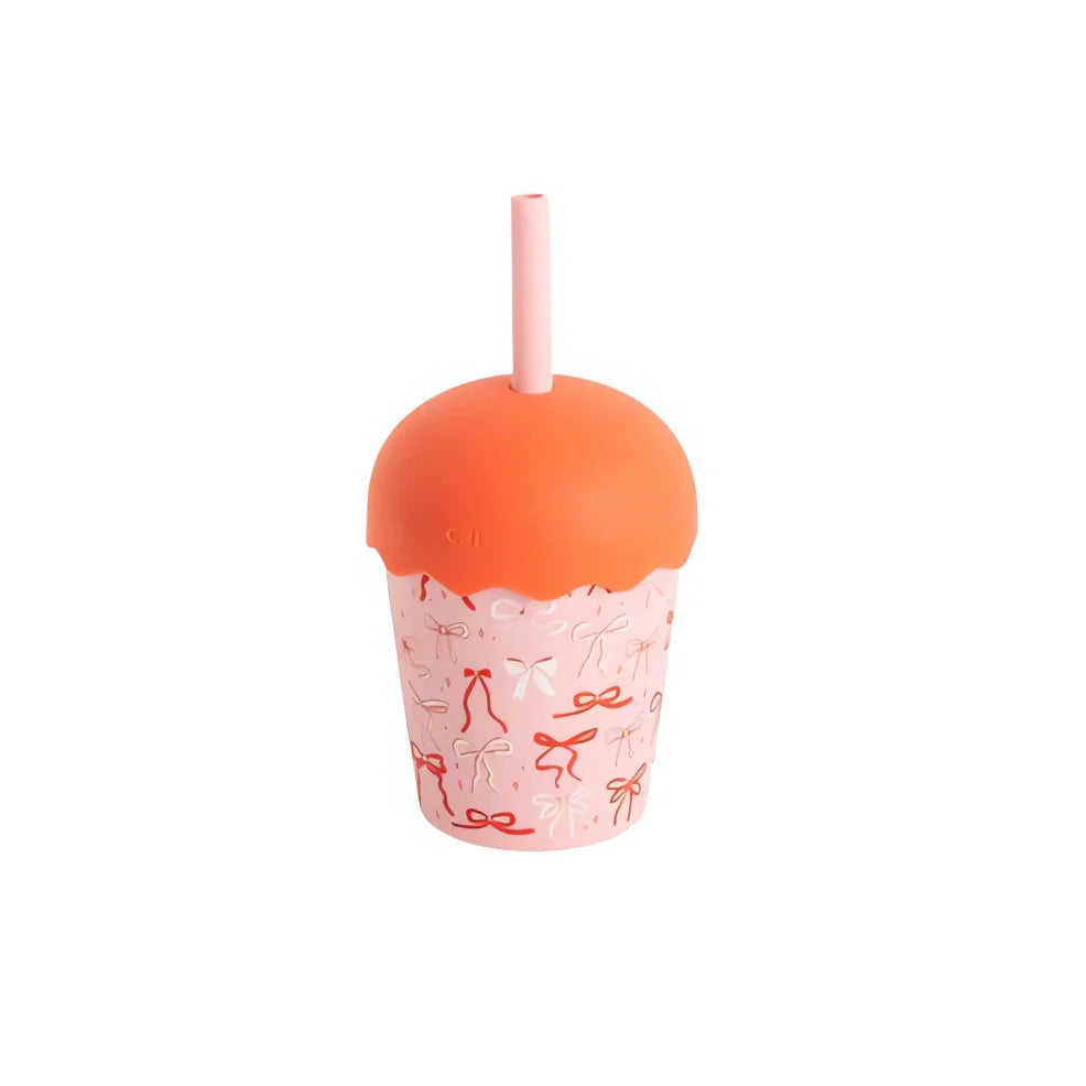 NEW Bows Mini Smoothie Cup & Straw